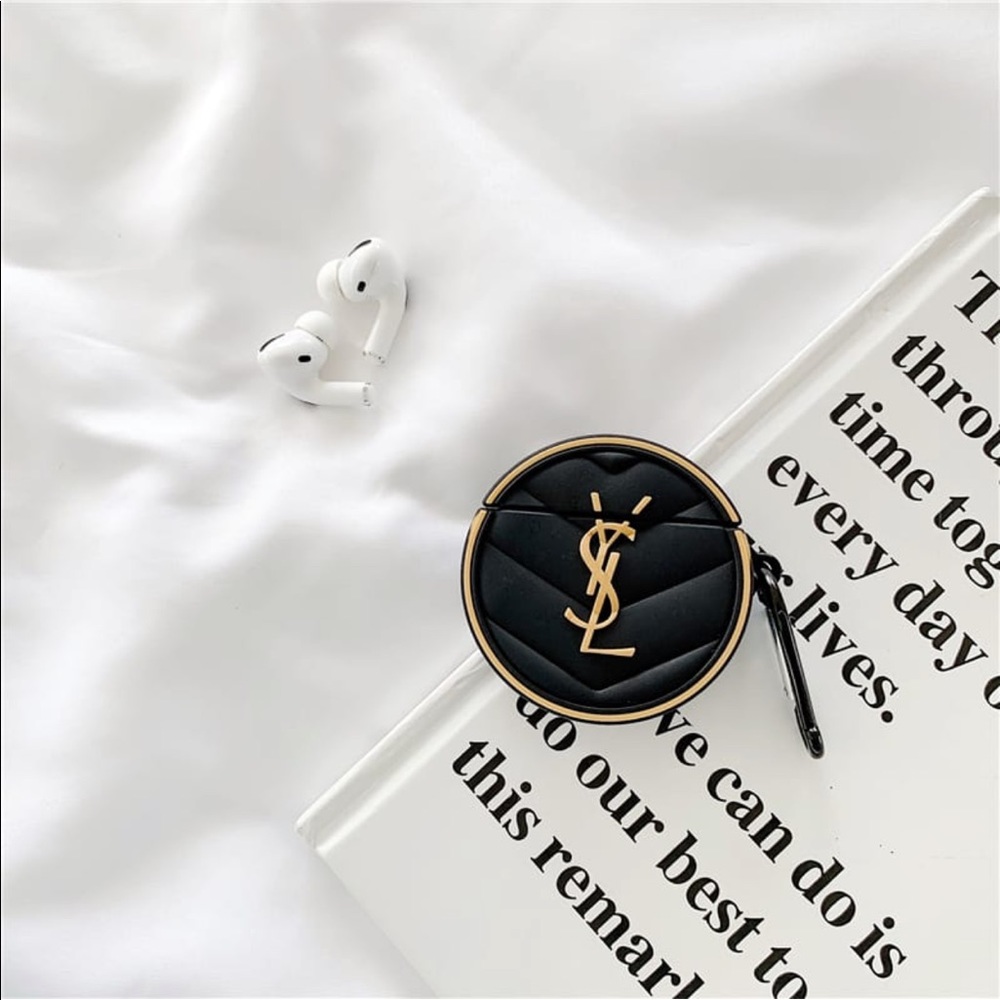 YSL Logo Silicon AirPod Case - Picture 3 of 11